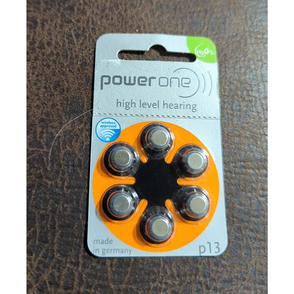 Hearing Aid Battery Powerone Sz PR48/P13 Germany Genuine Batteries